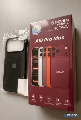 celulares y tabletas - Hotwav A18 Pro Max 12/128 GB + Cover Apple 8