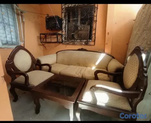 muebles y colchones - JUEGO MUEBLES CLASICO EN CAOBA 100% 6