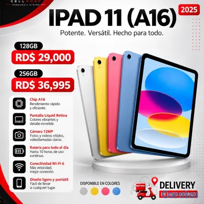 celulares y tabletas - IPAD A16 128GB | 256GB SELLADAS  3