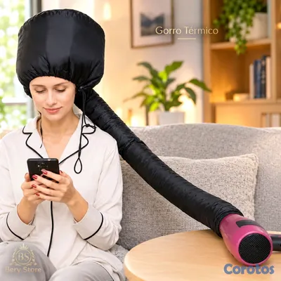 salud y belleza - Gorro térmico para cabello | Gorro térmico para cuidado capilar | Gorro térmico  2
