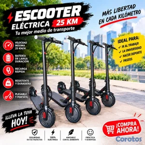 scooter eléctrica 25km recargable 