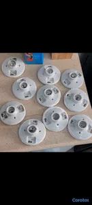 10 Rosetas de porcelana para bombillos.