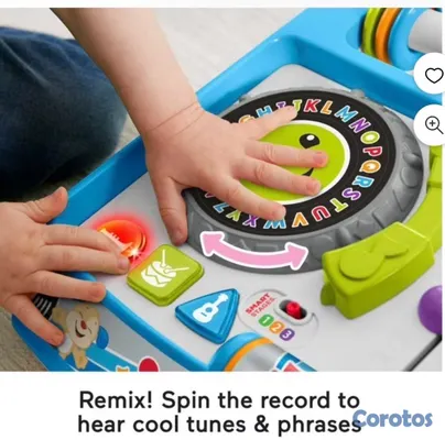 juguetes - Fisher-Price Laugh & Learn Remix Tocadiscos, juguete de aprendizaje electrónico  4