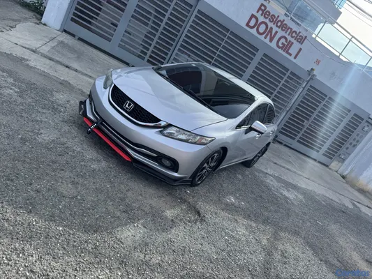 carros - Honda Civic año 2015 financiamiento disponible  4