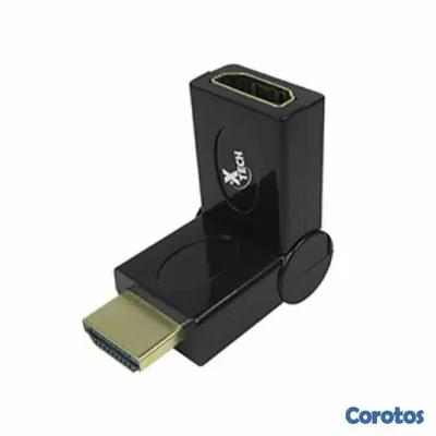 computadoras y laptops - ADAPTADOR DE HDMI MACHO A HDMI HEMBRA AJUSTABLE 1080P.  2