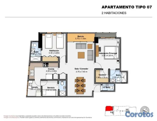 apartamentos -  Apartamentos de 2 habitaciones en Bella Vista 9