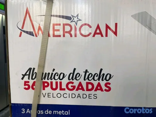 aires acondicionados y abanicos - *ABANICO AMERICAN*Abanico de techoModelo Am-56003 Meses garantía  4