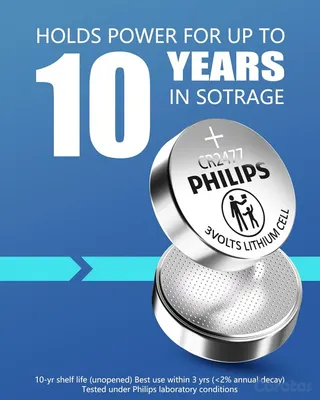 otros electronicos - PILAS DE LITIO PHILIPS CR2477 – 3V 4