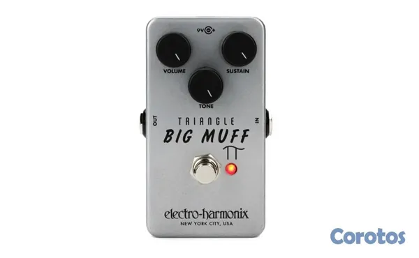 instrumentos musicales - PEDAL DE DISTORCION FUZZ - BIG MUFF TRIANGLE - NUE 3