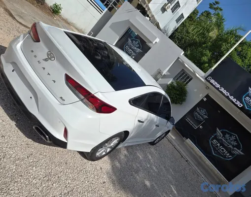 carros - HYUNDAI SONATA NEW RISE 2018 BLANCO GASOLINA 9