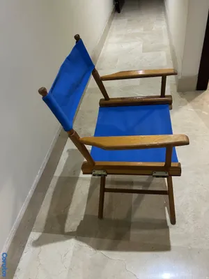 muebles y colchones - Dos Sillas Plegables de madera con descansa brazos  2
