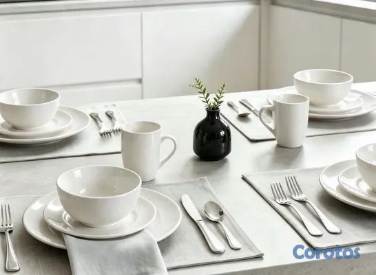 decoración y accesorios - vajilla de 16 pieza 4
