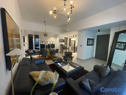 apartamentos - Apartamento Amoblado de 2 Habitaciones en Alquiler - Piantini - Áreas Sociales 4