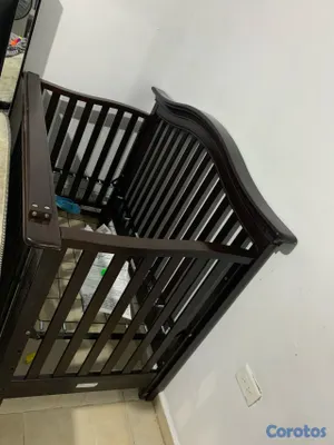 muebles - vendo cuna usada sin colchón  3
