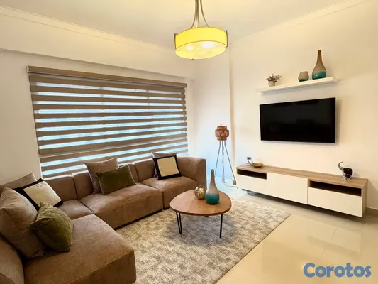 apartamentos - Alquiler de Apartamento Amoblado en Ensanche Paraiso  2