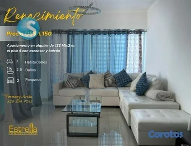 Apartamento En Alquiler En Renacimiento