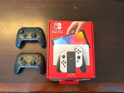NINTENDO SWITCH OLED + Zelda + 2 Pro Controles