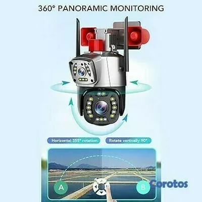 camaras y audio - CAMARA WIFI DE EXTERIOR TIPO DOMO 360 Ai SMART CAMERA 8021-16004 2