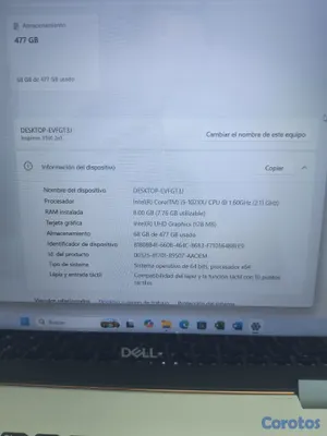 computadoras y laptops - Laptop Dell 3