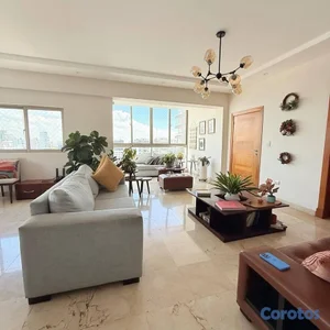 vendo naco apartamento piso 11 tres habitaciones 2.5 baños dos parqueos amplio 