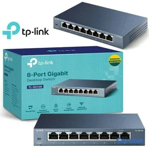 SWITCH 8 PUERTOS TP-LINK TL-SG108, NO ADMINISTRABLE/DESKTOP, 8 PUERTOS GIGABIT 