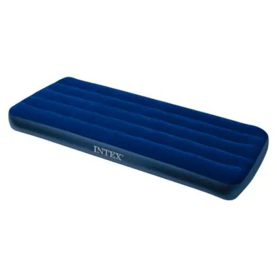 muebles y colchones - COLCHON INFLABLE INTEX INDIVIDUAL 1 PLAZA CAMA DE AIRE PORTATIL VIAJEROS 3