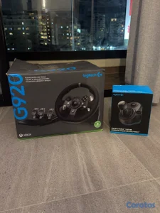Volante Logitech G920 + Pedales + Palanca de Cambi