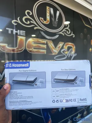consolas y videojuegos - base horizontal de refrigeración y carga de mandos PS5 Slim y Pro 8