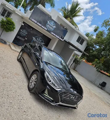 carros - HYUNDAI SONATA NEW RISE 2018 NEGRO GASOLINA 4