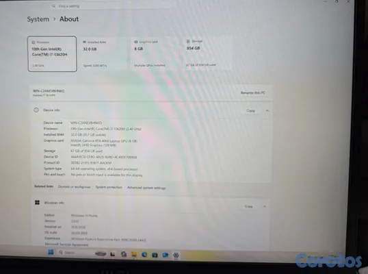computadoras y laptops - MSI KATANA 17 INTEL CORE i7 1TB 32 GB DE RAM NVIDIA GEFORCE RTX 4060 (8GB) 4