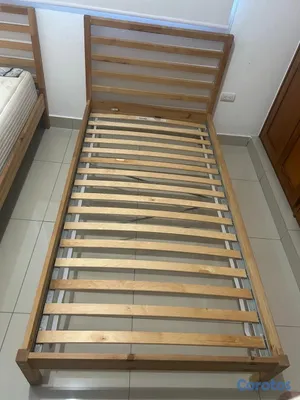 muebles y colchones - Camas Twin IKEA Tarva  Pino con Colchones 3
