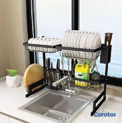 cocina - Escurridor de Platos y Vasos 65 cm de 1 Nivel Prác 2