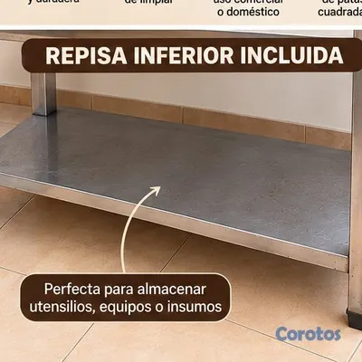 cocina - Vendo mesa de metal para cocina 4