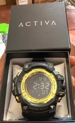 joyas, relojes y accesorios -  Reloj Activa x Invicta Digital Caja correa en poliuretano cronometro Luz Led 2