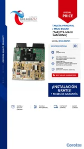 TARJETA PRINCIPAL SAMSUNG ORIGINAL