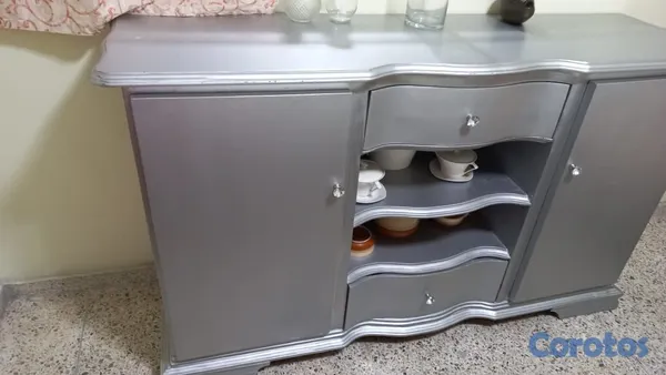 muebles y colchones - Repisa grande en Caoba 2