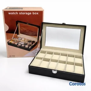 ⌚ Caja Doble para Almacenamiento de Relojes