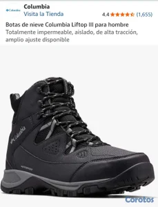 Botas de nieve Columbia Liftop III para hombre