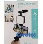 Kit de video making AY-49 de 3 luces ideal para podcast y videos