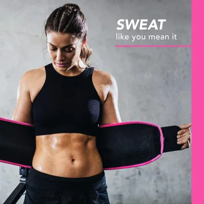 Artículos Deportivos - Faja adelgazante Sweet Sweat para cintura unisex ejercicio sauna caliente sudor 3