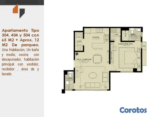 apartamentos - Apartamentos en bella vista de 1- 2 y 3 Habitaciones entrega agosto 2020 ID1552 10