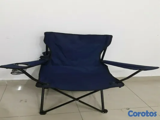 herramientas, jardines y exterior - Silla plegable de exterior con portavasos ideal para playa, camping, etc. OFERTA 8