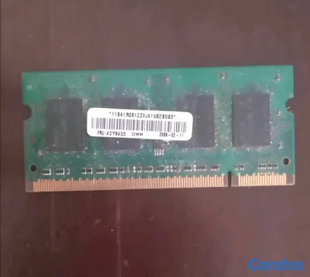 computadoras y laptops - Memoria RAM Samsung 1GB DDR2 SODIMM PC2-5300 para laptop
 4