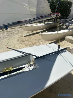 Artículos Deportivos - Velero Laser ILCA 6 | Sistemas de Vang/Outhaul Modernos, Cabos Dyneema y Cover
 3