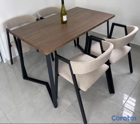 muebles y colchones - comedor de 4 sillas NUEVO
 2
