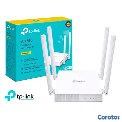 otros electronicos - ROUTER INALÁMBRICO AC24 TP-LINK , DUAL BAND, WI-FI 5 (802.11AC), 433 MBPS (5 GHZ 3