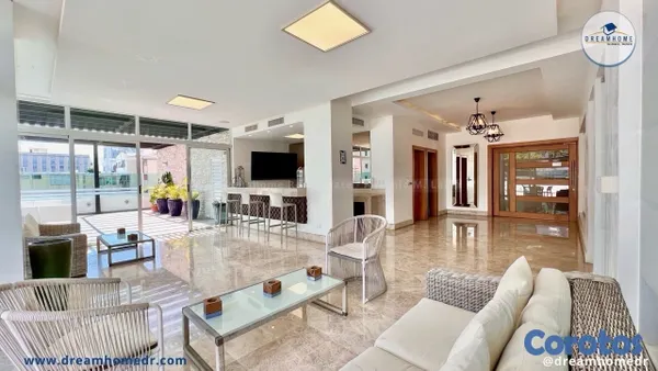 apartamentos -  Apartamento amueblado en alquiler en la perilla de dos habitaciones con Piscina 4