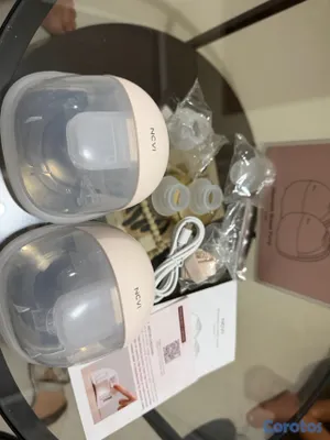 cuidado y nutricion - extractor de leche  eléctrico, manos libres  7