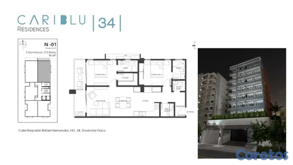 apartamentos - Exclusivo Apartamento de Lujo en Naco | 2 Hab. | P 14