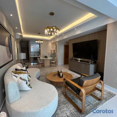apartamentos - Venta de Elegante Apartamento Amueblado en Bella V 9